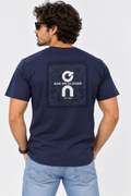 Run On Clouds Graphic T-Shirt – Navy Blue
