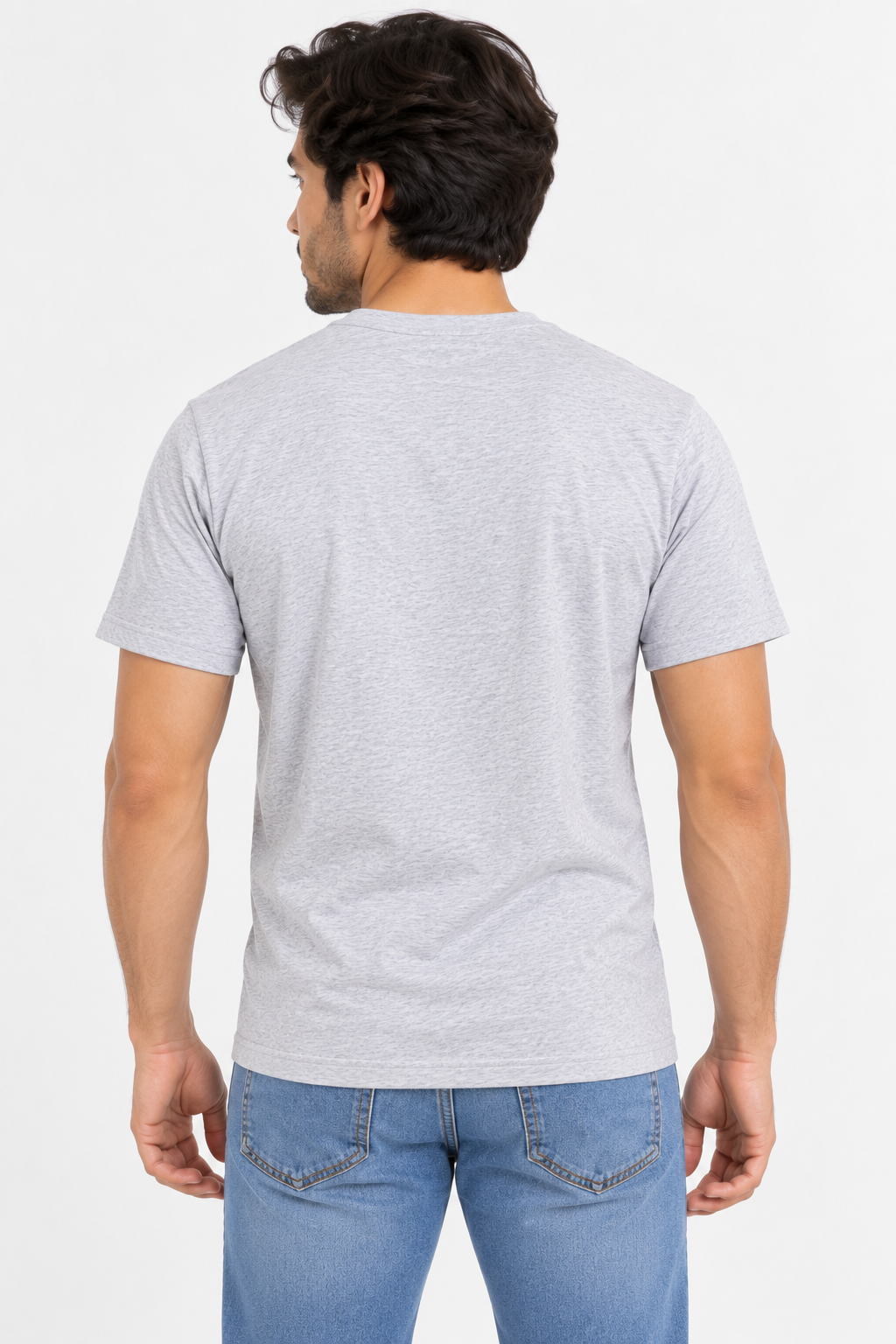 HILLDORF grey t-shirt back view